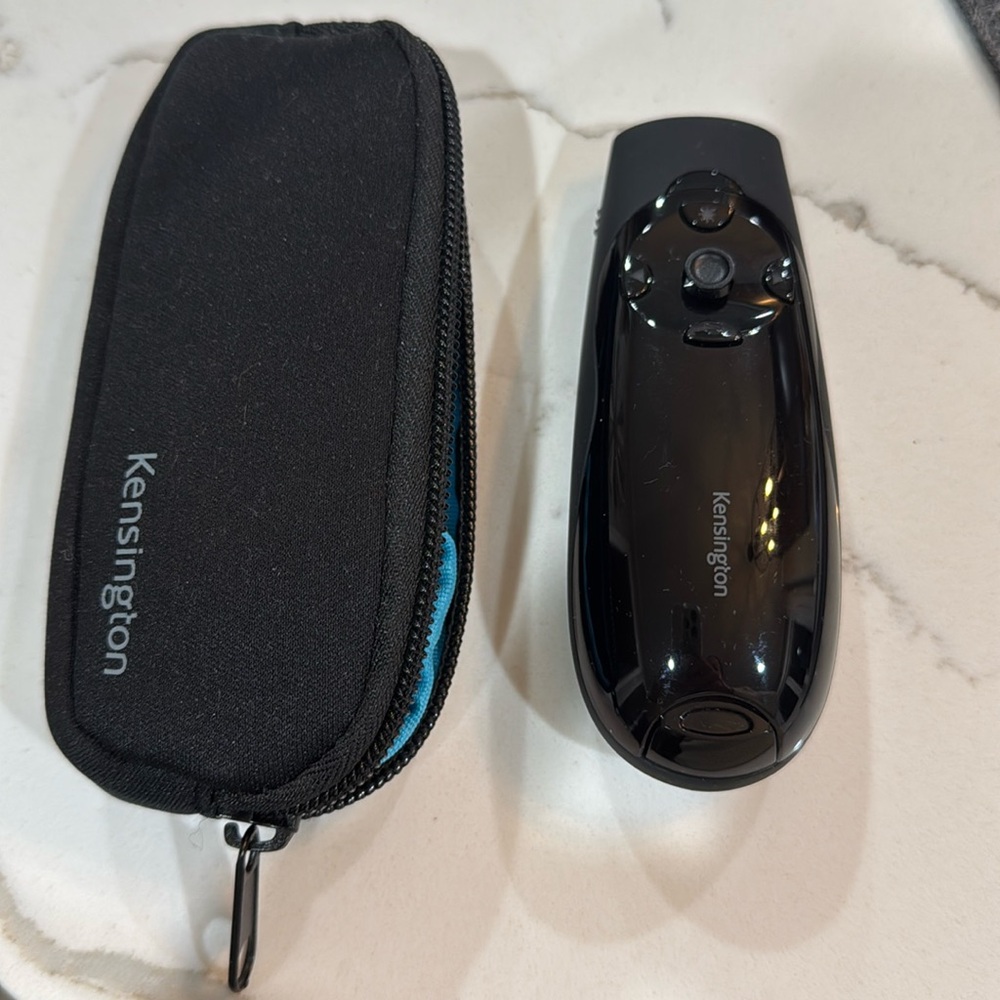 Kensington Expert Wireless Presenter with Green Laser Pointer and Cursor Control